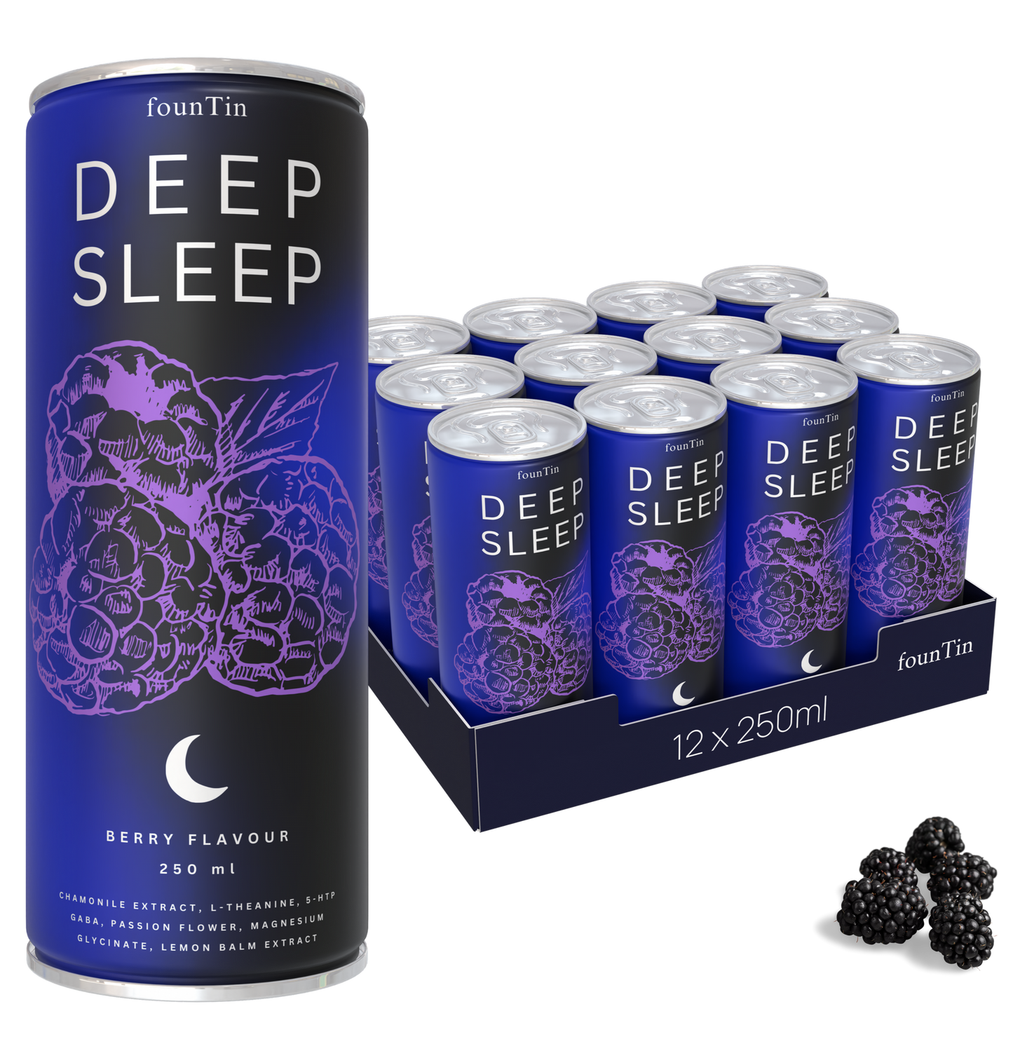 DEEP SLEEP - Strawberry Flavor 250ml x 12 Pack