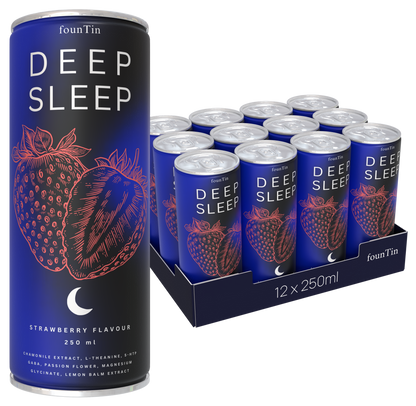 DEEP SLEEP - Strawberry Flavor 250ml x 12 Pack