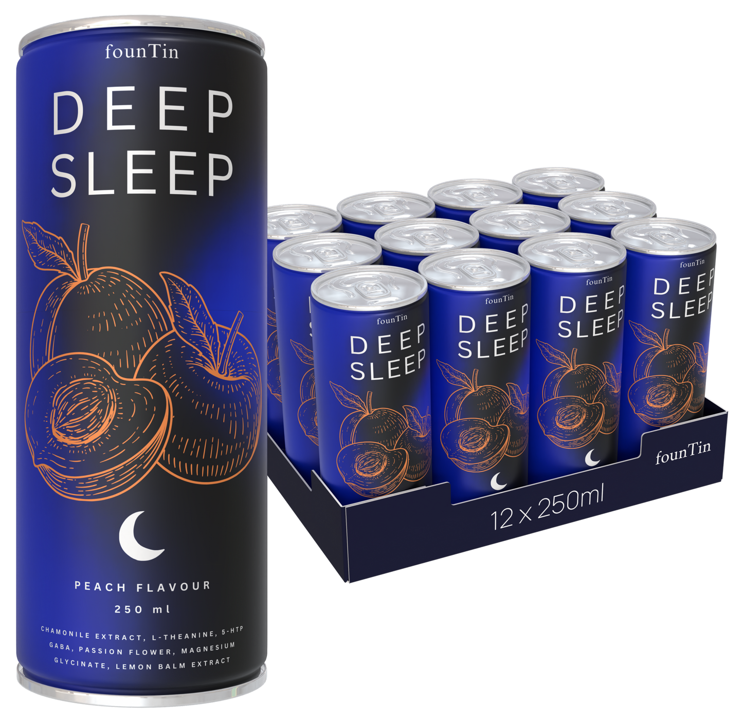 DEEP SLEEP - Strawberry Flavor 250ml x 12 Pack