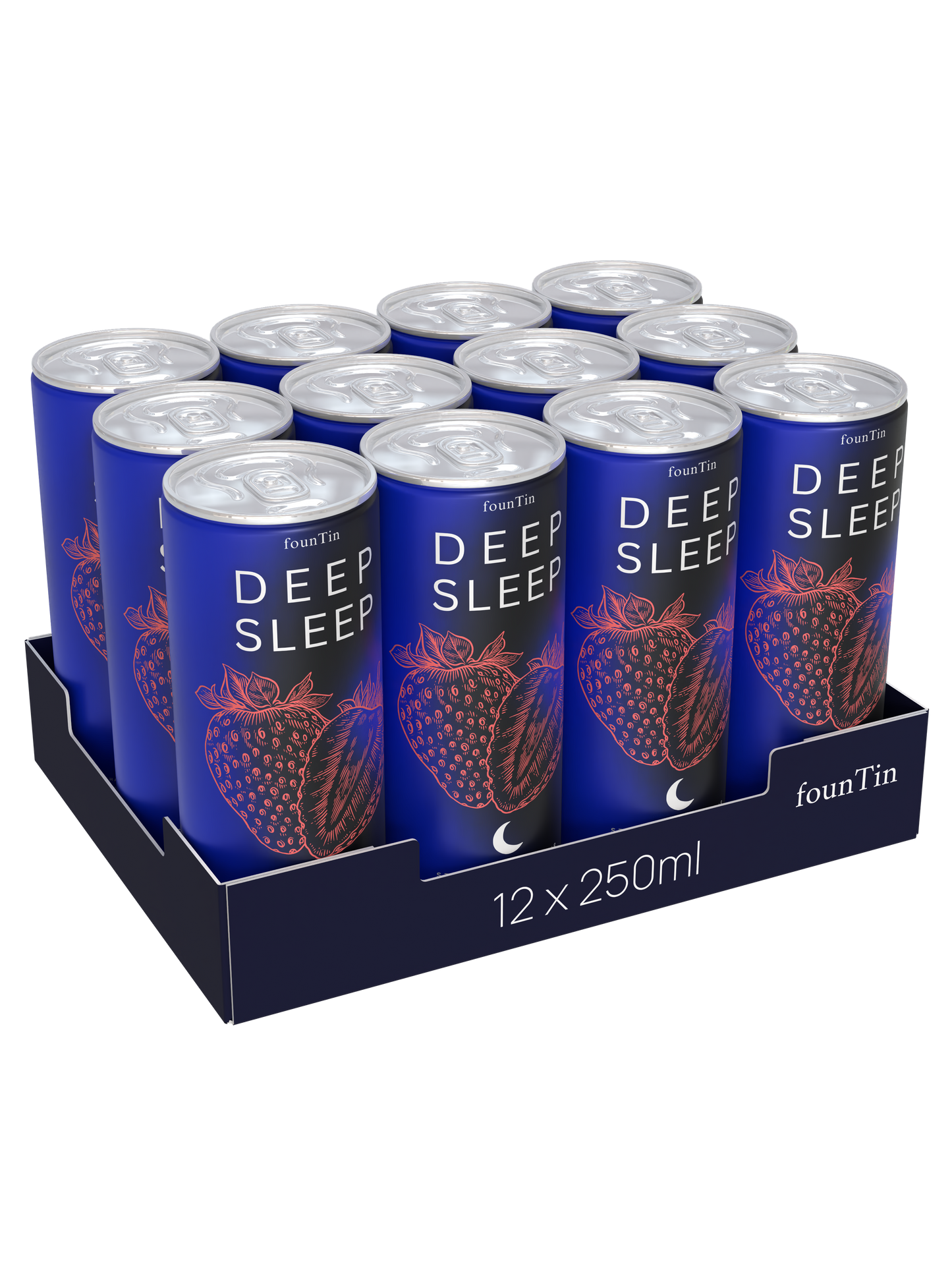 DEEP SLEEP - Strawberry Flavor 250ml x 12 Pack