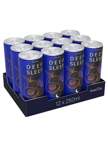 DEEP SLEEP - Peach Flavour 250ml x 12 Pack